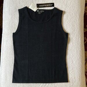 Classic Black Sleeveless Blouse